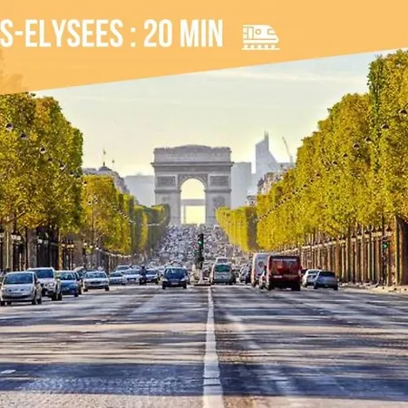 Garden /20 Min Champs Elysees /30 Min Eiffel Tower Apartment Nanterre
